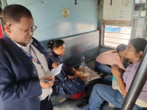 सोनपुर मंडल में चलाया गया मेगा टिकट जांच अभियान