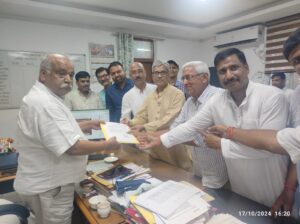ईस्ट सेंट्रल रेलवे मेन्स कांग्रेस संगठन ने चुनाव में भाग लेने के लिए नामांकन किया