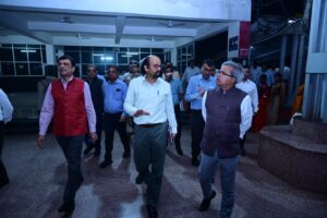 रेलवे बोर्ड के अध्यक्ष एवं सीईओ ने मुजफ्फरपुर जंक्शन का निरीक्षण किया गया
