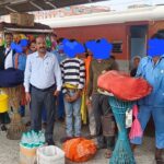 रेलवे स्टेशन प्लेटफॉर्म पर पकड़े गये 8 अनाधिकृत वेंडर