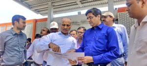 मंडल रेल प्रबंधक ने विंडो ट्रेलिंग एवं स्टेशन का किया निरीक्षण